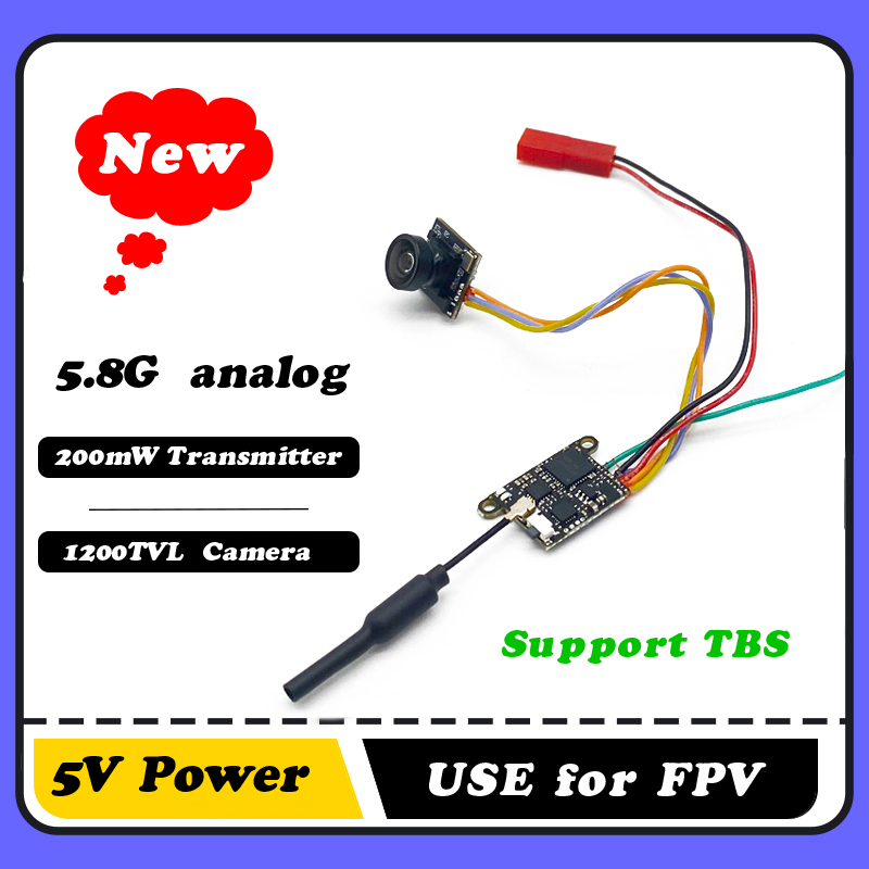 Fpv Drone Transmitter - SLONWAKE 5.8G 1200TVL FPV Camera VTX