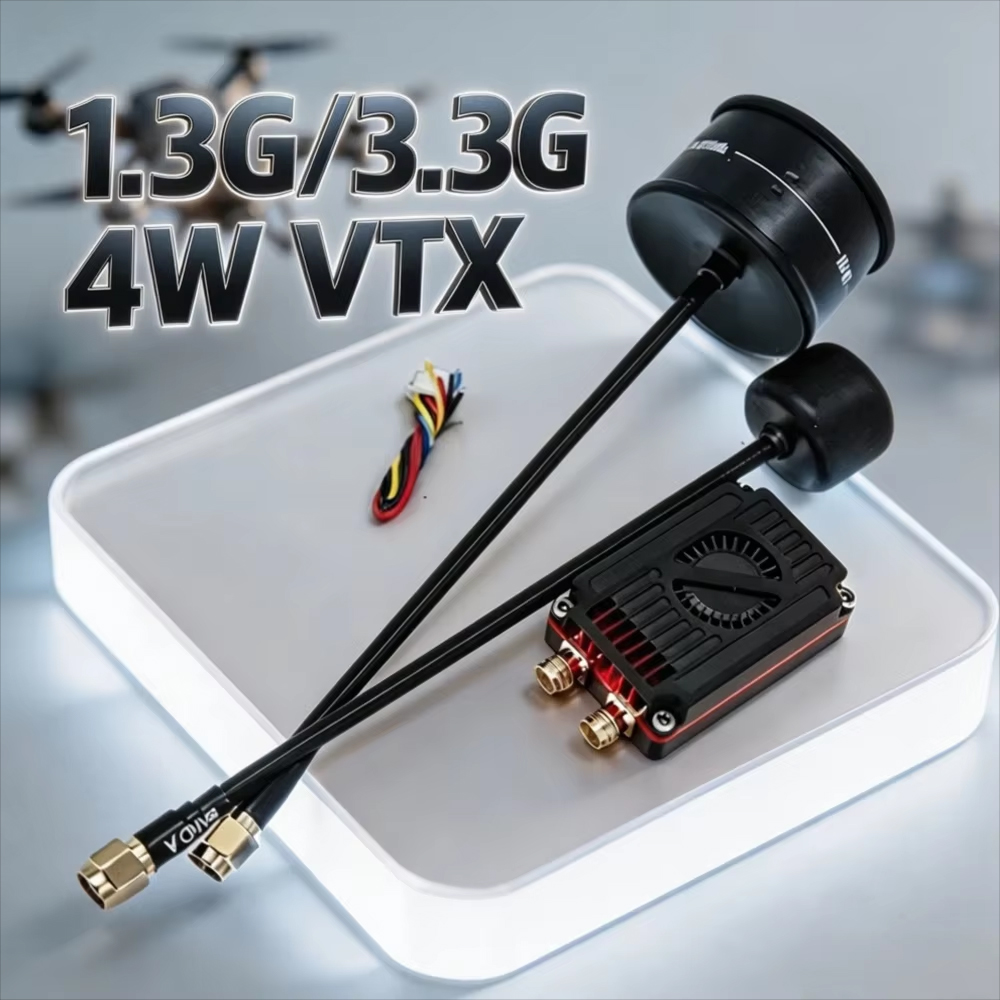 Fpv Drone Transmitter - Rushfpv Rush 1.3G/3.3G 4W 7-30V Dual
