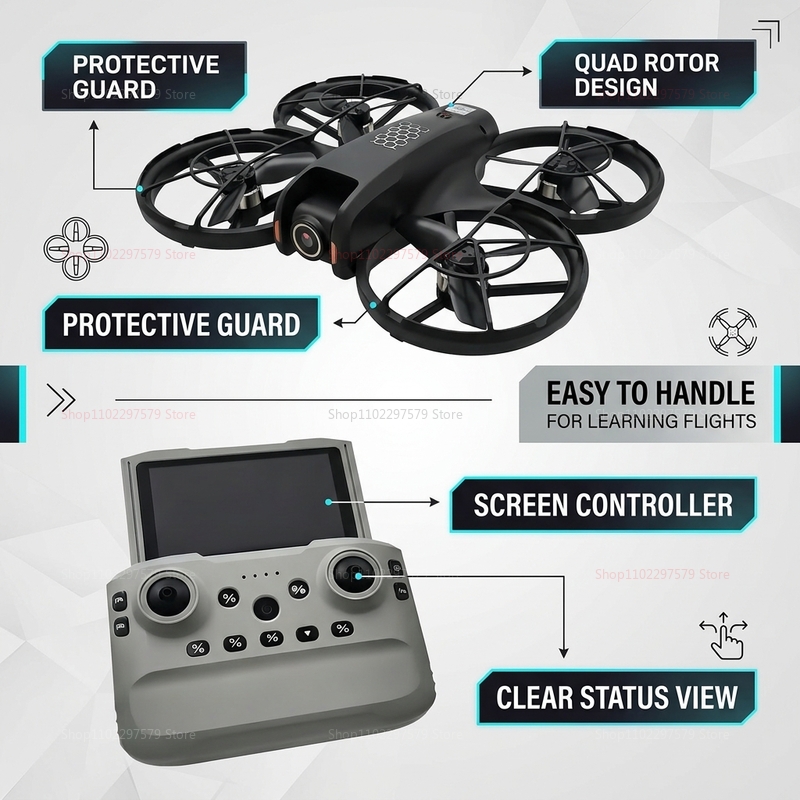2026 New M5 Mini Drone 8K HD C - огляд і ціна Fpv Drone Charger