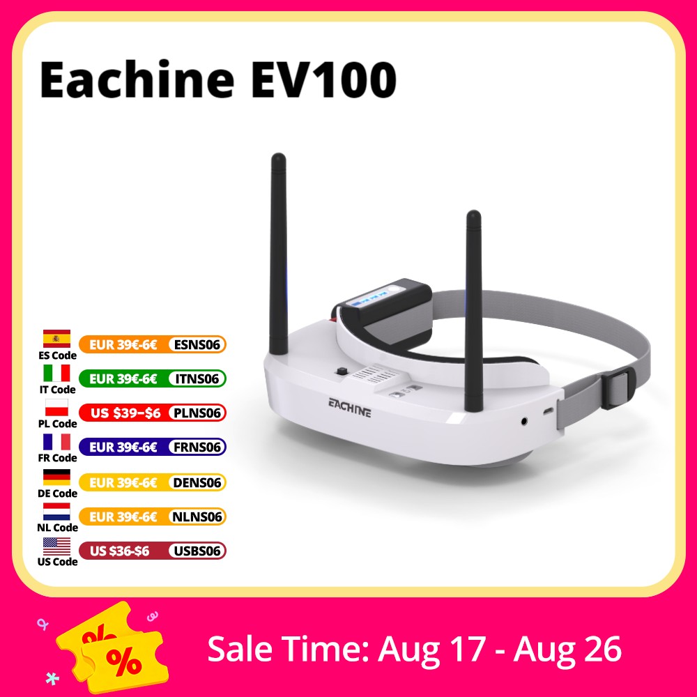 Eachine EV100 720*540 5.8G 72C - огляд і ціна Fpv Drone Antenna