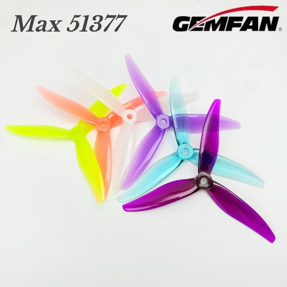 2Pairs Gemfan Hurricane 51377  - огляд і ціна Fpv Drone Motor