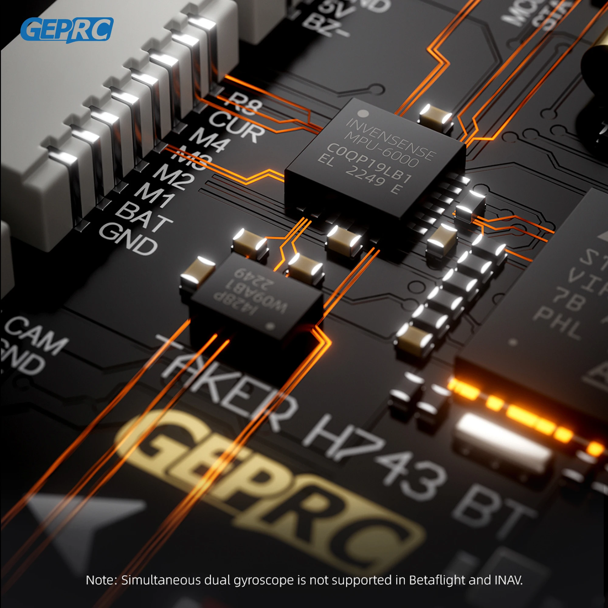 GEPRC TAKER H743 BT 32Bit 65A  - огляд і ціна Fpv Drone Flight Controller