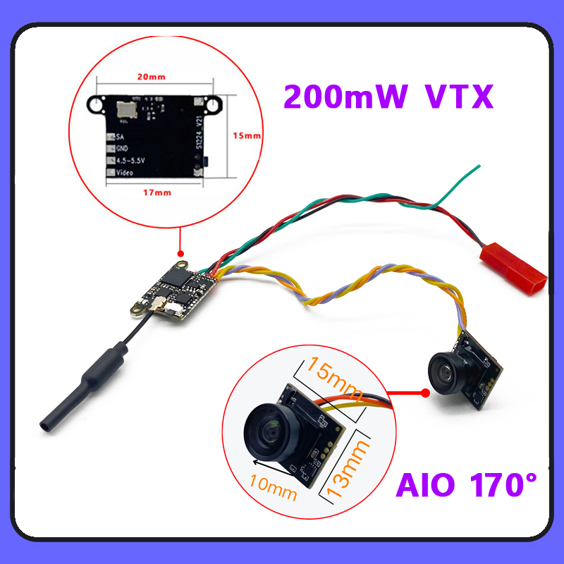 SLONWAKE 5.8G 1200TVL FPV Came - огляд і ціна Fpv Drone Transmitter